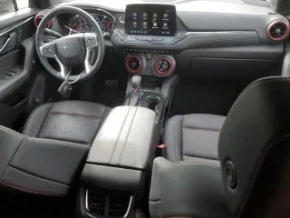 2023 Chevrolet Blazer RS with VIN 3GNKBKRSXPS208402, listed as a Copart auction lot 45949245 with 15,301 mi miles and Salvage title. Bid and sale history available at DreamBid. Image 8.