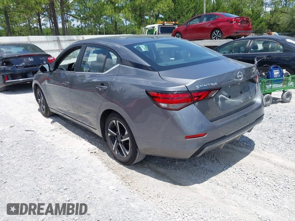 2024 Nissan Sentra SV with VIN 3N1AB8CV1RY315254, listed as a IAAI auction lot 42690988 with 34,080 mi miles and . Bid and sale history available at DreamBid. Image 3.