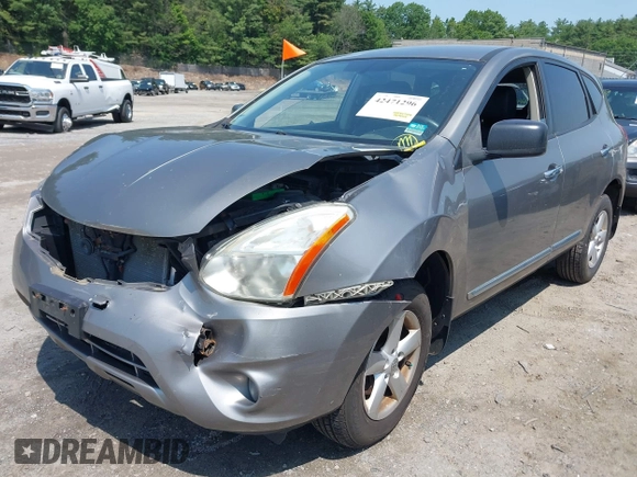 2012 Nissan Rogue S with VIN JN8AS5MV3CW702563, listed as a IAAI auction lot 42471296 with 158,590 mi miles and . Bid and sale history available at DreamBid. Image 2.