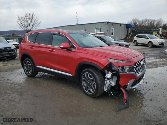 2023 Hyundai Santa Fe Hybrid Limited with VIN 5NMS5DA12PH009480, listed as a Copart auction lot 46892085 with NaN miles and Salvage Title. Bid and sale history available at carsss.com. Image 4.