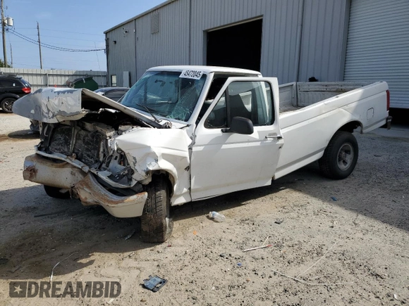 1996 Ford F-150 Special with VIN 1FTEF15Y8TLA13025, listed as a Copart auction lot 45472045 with 0 mi miles and Salvage Title. Bid and sale history available at carsss.com. Image 1.