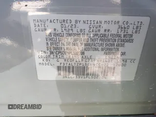 2023 Nissan Kicks SR with VIN 3N1CP5DV1PL502706, listed as a IAAI auction lot 41824341 with 42,383 mi miles. Bid and sale history available at carsss.com. Image 9.
