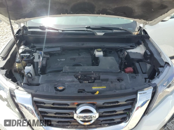2017 Nissan Pathfinder SL with VIN 5N1DR2MM4HC677591, listed as a Copart auction lot 53822435 with 125,312 mi miles and Salvage Title. Bid and sale history available at DreamBid. Image 12.