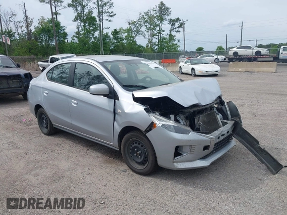 2022 Mitsubishi Mirage ES with VIN ML32FUFJ0NHF03993, listed as a IAAI auction lot 41972241 with 145,386 mi miles and . Bid and sale history available at DreamBid. Image 1.