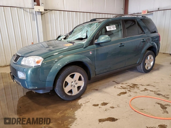 2007 Saturn VUE V6 with VIN 5GZCZ634X7S806476, listed as a Copart auction lot 45871685 with 0 mi miles and Salvage Title. Bid and sale history available at carsss.com. Image 1.