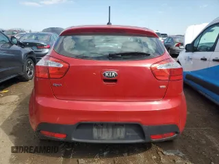 2013 Kia Rio LX with VIN KNADM5A36D6235563, listed as a Copart auction lot 52642405 with 126,034 mi miles and Salvage Title. Bid and sale history available at DreamBid. Image 6.