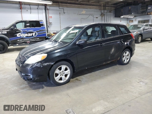 2003 Toyota Matrix Std z VIN 2T1KR32E73C100163, wystawiony jako Copart lot #57618285 z przebiegiem 196 012 mil mil oraz Czysty tytuł • Clean title. Historia ofert i sprzedaży dostępna na DreamBid. Obrazek 1.