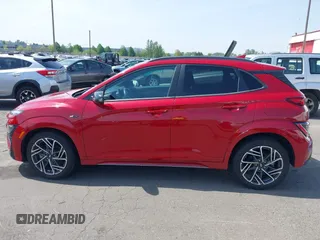 2022 Hyundai Kona N Line with VIN KM8K3CA3XNU798240, listed as a IAAI auction lot 42117790 with 34,276 mi miles and . Bid and sale history available at DreamBid. Image 14.