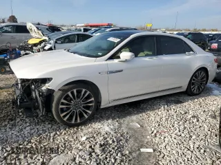 2017 Lincoln Continental Reserve with VIN 1LN6L9RP2H5620896, listed as a Copart auction lot 81576334 with 68,118 mi miles and Salvage Title. Bid and sale history available at carsss.com. Image 1.