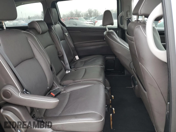 2024 Honda Odyssey Elite with VIN 5FNRL6H99RB036997, listed as a Copart auction lot 85780134 with 6,813 mi miles and Salvage Title. Bid and sale history available at carsss.com. Image 12.