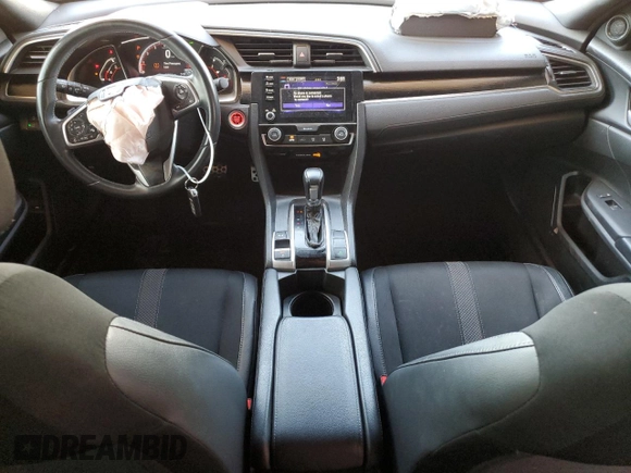 2021 Honda Civic Sport with VIN 19XFC2F80ME003634, listed as a Copart auction lot 52317715 with 69,411 mi miles and Salvage Title. Bid and sale history available at DreamBid. Image 8.
