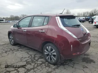 2016 Nissan LEAF SV with VIN 1N4BZ0CP8GC303355, listed as a Copart auction lot 48163075 with 67,665 mi miles and Salvage Title. Bid and sale history available at carsss.com. Image 2.