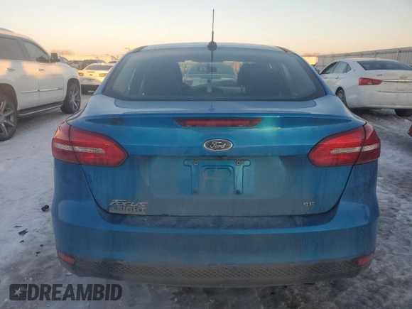 2017 Ford Focus SE with VIN 1FADP3F2XHL205204, listed as a Copart auction lot 88743115 with 137,369 mi miles and Salvage Title. Bid and sale history available at DreamBid. Image 6.