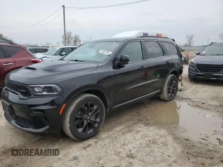 2021 Dodge Durango GT Plus with VIN 1C4RDJDG4MC546913, listed as a Copart auction lot 81802504 with 27,766 mi miles and Salvage Title. Bid and sale history available at carsss.com. Image 1.