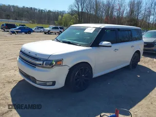 2013 Ford Flex Limited w/EcoBoost with VIN 2FMHK6DT9DBD28070, listed as a IAAI auction lot 41804017 with 156,423 mi miles. Bid and sale history available at carsss.com. Image 2.