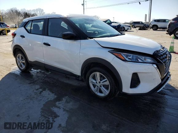 2022 Nissan Kicks S with VIN 3N1CP5BV1NL494526, listed as a Copart auction lot 48552895 with 57,648 mi miles and Non Repairable. Bid and sale history available at carsss.com. Image 4.