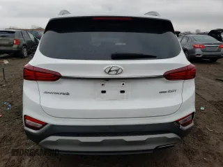2019 Hyundai Santa Fe Ultimate with VIN 5NMS5CAA5KH107101, listed as a Copart auction lot 36755253 with 43,696 mi miles. Bid and sale history available at carsss.com. Image 6.
