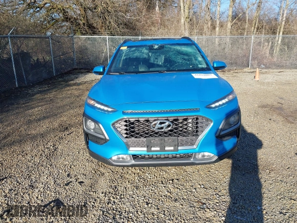 2018 Hyundai Kona Limited with VIN KM8K33A5XJU168830, listed as a IAAI auction lot 41859067 with 43,145 mi miles. Bid and sale history available at carsss.com. Image 12.