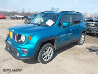 2021 Jeep Renegade Latitude with VIN ZACNJDBB0MPN15490, listed as a IAAI auction lot 41785517 with 48,825 mi miles. Bid and sale history available at carsss.com. Image 17.