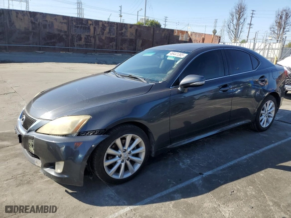 2010 Lexus IS 250 with VIN JTHBF5C29A5123025, listed as a Copart auction lot 46441365 with NaN miles and Salvage Title. Bid and sale history available at carsss.com. Image 1.