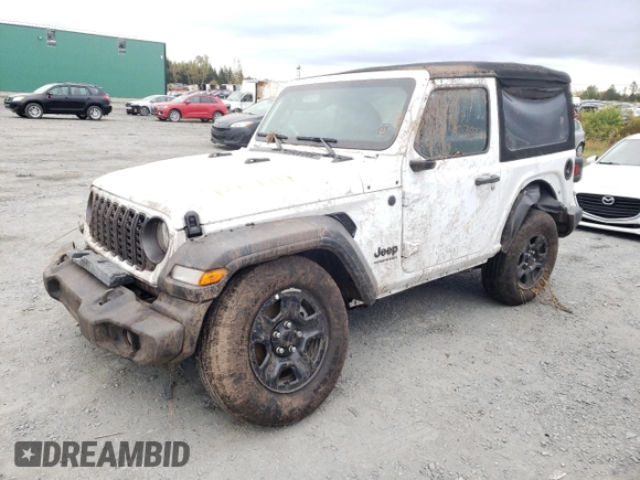 2024 Jeep Wrangler Willys with VIN 1C4PJXAG4RW273324, listed as a Copart auction lot 70769794 with Not provided miles and Salvage title. Bid and sale history available at DreamBid. Image 1.
