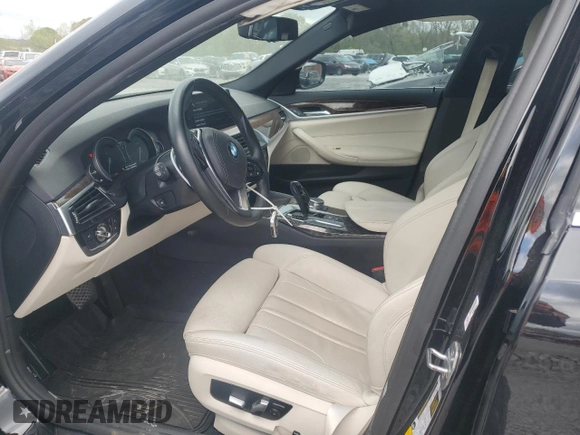 2017 BMW 5 Series 540i with VIN WBAJE5C37HG913993, listed as a Copart auction lot 51420545 with 74,320 mi miles and Salvage title. Bid and sale history available at DreamBid. Image 7.