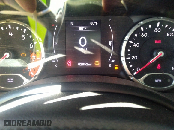 2018 Jeep Renegade Altitude with VIN ZACCJABB8JPH27333, listed as a IAAI auction lot 32404201 with 62,952 mi miles and . Bid and sale history available at DreamBid. Image 7.