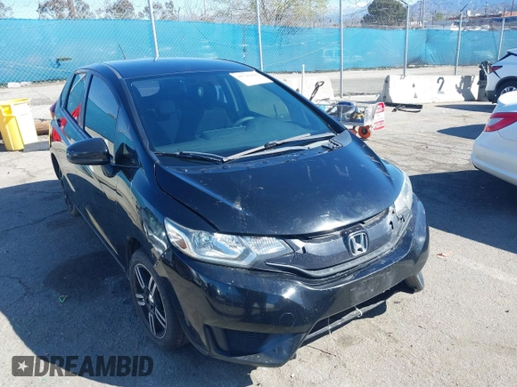 2015 Honda Fit LX with VIN 3HGGK5H56FM706547, listed as a IAAI auction lot 41745026 with 252,238 mi miles. Bid and sale history available at carsss.com. Image 1.