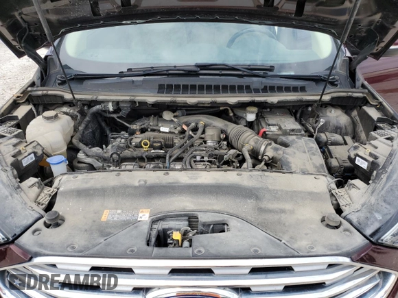 2020 Ford Edge SEL with VIN 2FMPK3J94LBB47444, listed as a Copart auction lot 59854325 with 61,710 mi miles and Salvage title. Bid and sale history available at DreamBid. Image 12.