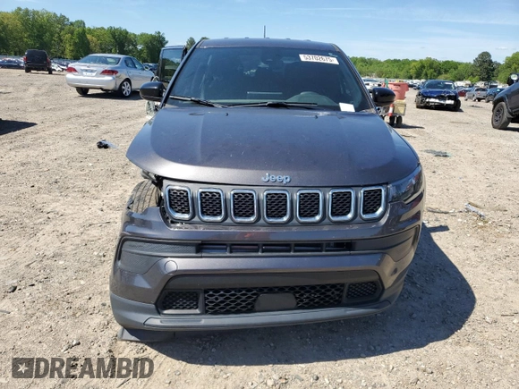 2024 Jeep Compass Sport with VIN 3C4NJDAN2RT600460, listed as a Copart auction lot 53702675 with 28,303 mi miles and Salvage title. Bid and sale history available at DreamBid. Image 5.