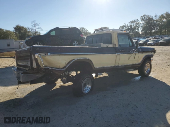 1978 Ford F-250 с VIN F25SNBE1848, выставлен на аукционе Copart как лот 87716155 с пробегом 74 992 миль миль и Списание • Salvage title. История ставок и продаж доступна на DreamBid. Изображение 3.