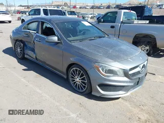 2016 Mercedes-Benz CLA 250 with VIN WDDSJ4GB6GN349686, listed as a IAAI auction lot 41534389 with 110,887 mi miles and . Bid and sale history available at DreamBid. Image 1.