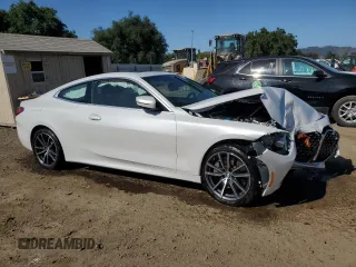 2025 BMW 4 Series 430i с VIN WBA43DA03SCS78789, выставлен на аукционе Copart как лот 60726255 с пробегом 22 503 миль миль и Чистый • Clean title. История ставок и продаж доступна на DreamBid. Изображение 4.