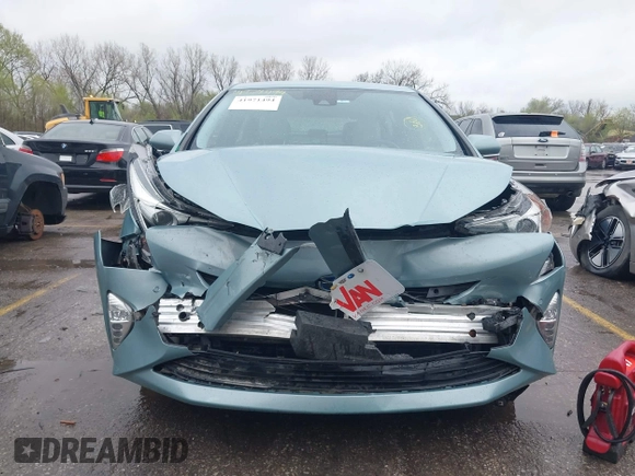 2017 Toyota Prius Two with VIN JTDKARFU1H3048623, listed as a IAAI auction lot 41971494 with 141,584 mi miles. Bid and sale history available at carsss.com. Image 6.