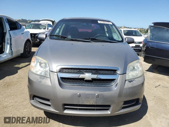2011 Chevrolet Aveo 1LT with VIN KL1TD5DE3BB233485, listed as a Copart auction lot 57986335 with 167,872 mi miles and Salvage title. Bid and sale history available at DreamBid. Image 5.