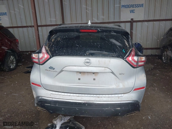 2017 Nissan Murano SL with VIN 5N1AZ2MG2HN101161, listed as a IAAI auction lot 41253733 with 164,808 mi miles. Bid and sale history available at carsss.com. Image 16.