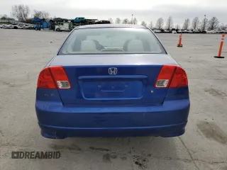 2004 Honda Civic VP with VIN 1HGES16324L015905, listed as a Copart auction lot 50204805 with 267,049 mi miles and Salvage Title. Bid and sale history available at carsss.com. Image 6.
