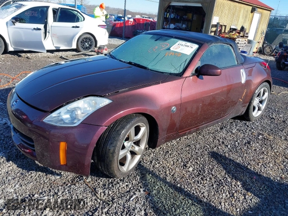 2006 Nissan 350Z Touring with VIN JN1AZ36A96M455980, listed as a IAAI auction lot 41620876 with 140,262 mi miles. Bid and sale history available at carsss.com. Image 2.