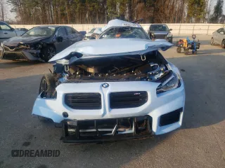 2023 BMW M2 with VIN 3MF13DM09P8D64590, listed as a Copart auction lot 44080105 with 0 mi miles and Salvage Title. Bid and sale history available at carsss.com. Image 5.