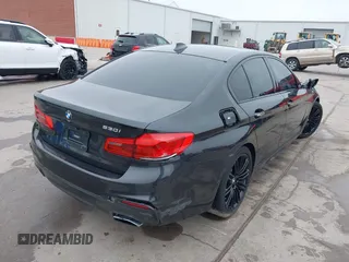2018 BMW 5 Series 530i with VIN WBAJA5C58JWA39567, listed as a IAAI auction lot 41707627 with Not Provided miles and . Bid and sale history available at DreamBid. Image 4.