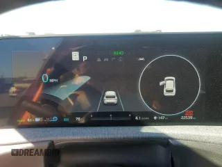 2022 Kia EV6 Wind with VIN KNDC34LA9N5066086, listed as a Copart auction lot 80554274 with 22,539 mi miles and Salvage Title. Bid and sale history available at carsss.com. Image 9.