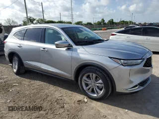 2022 Acura MDX with VIN 5J8YD9H30NL007743, listed as a Copart auction lot 62997924 with Not provided miles and Salvage title. Bid and sale history available at DreamBid. Image 4.