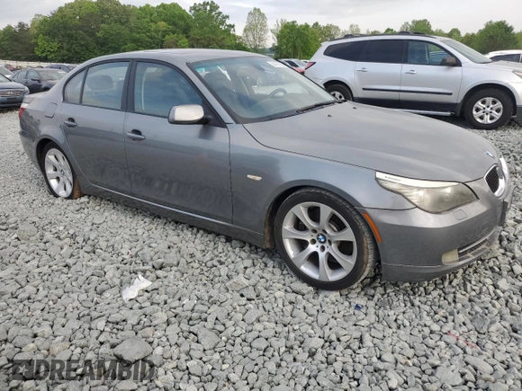 2008 BMW 5 Series 535i with VIN WBANW13588CZ73992, listed as a Copart auction lot 54437295 with 123,005 mi miles and Clean Title. Bid and sale history available at carsss.com. Image 4.