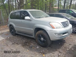 2004 Lexus GX 470 with VIN JTJBT20X140029695, listed as a IAAI auction lot 41960374 with 219,894 mi miles and . Bid and sale history available at DreamBid. Image 1.