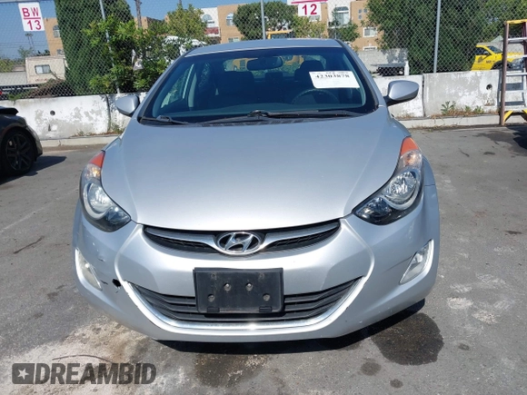 2012 Hyundai Elantra Limited with VIN KMHDH4AE0CU285772, listed as a IAAI auction lot 42303878 with Not provided miles and . Bid and sale history available at DreamBid. Image 12.