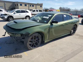 2021 Dodge Charger R/T with VIN 2C3CDXCT3MH591849, listed as a Copart auction lot 41073264 with 17,981 mi miles and Salvage title. Bid and sale history available at DreamBid. Image 1.
