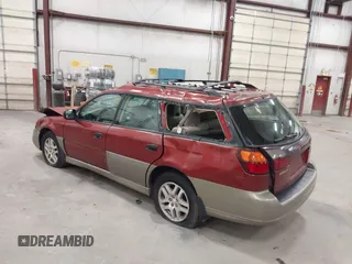 2003 Subaru Legacy Outback with VIN 4S3BH665137641063, listed as a IAAI auction lot 42343615 with 90,602 mi miles and . Bid and sale history available at DreamBid. Image 3.