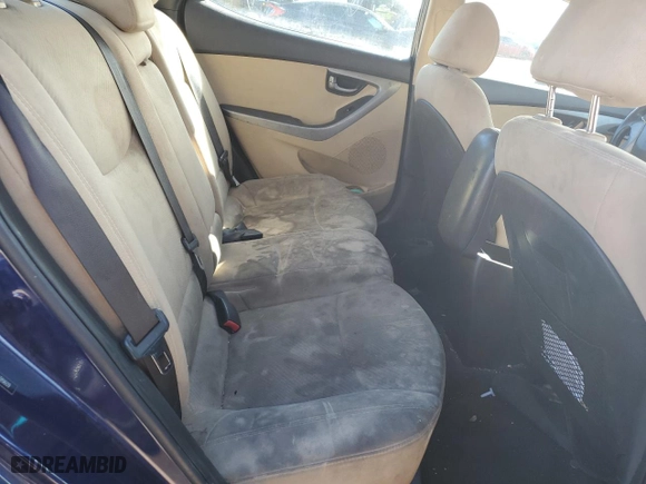2013 Hyundai Elantra GLS PZEV with VIN 5NPDH4AE5DH389609, listed as a Copart auction lot 46397655 with 171,940 mi miles and Clean Title. Bid and sale history available at carsss.com. Image 10.