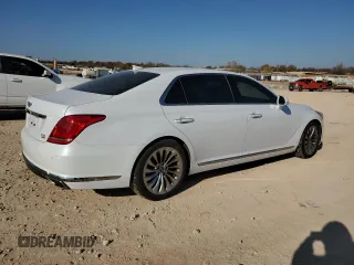 2018 Genesis G90 3.3T Premium with VIN KMHG34JA7JU041140, listed as a Copart auction lot 83020974 with 30,123 mi miles and Salvage Title. Bid and sale history available at carsss.com. Image 3.