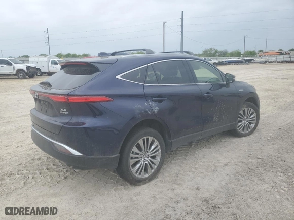 2021 Toyota Venza LE with VIN JTEAAAAH8MJ049177, listed as a Copart auction lot 50529155 with 51,822 mi miles and Salvage Title. Bid and sale history available at carsss.com. Image 3.